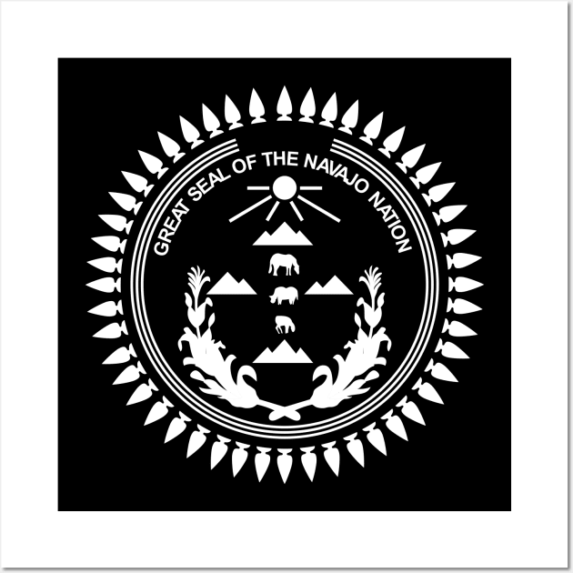 Great Seal of Navajo Nation Wall Art by Virly